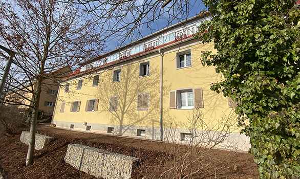 wbg-zirndorf-bergstrasse Wohnhaus Garten Wohnung mieten kaufen